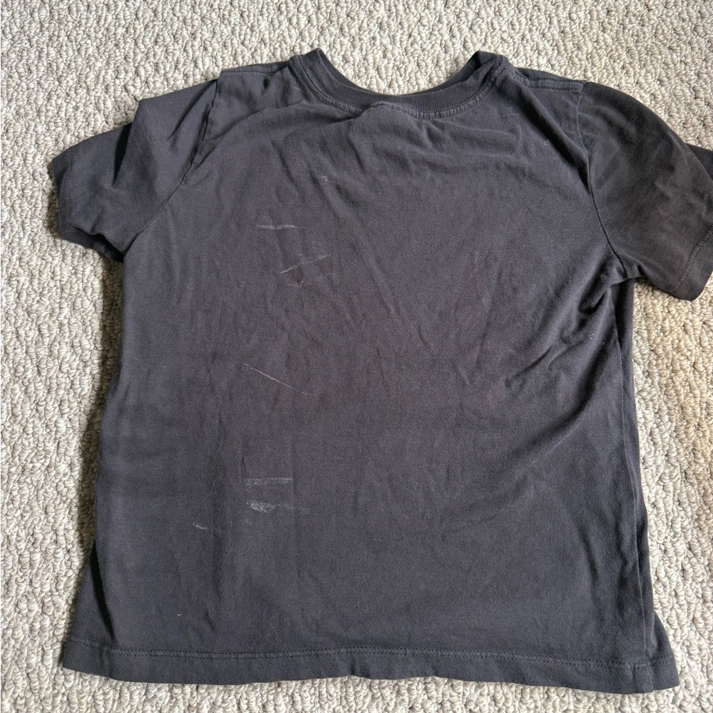 Kids Black UFO Alien Graphic T-Shirt 5T - Picture 4 of 4